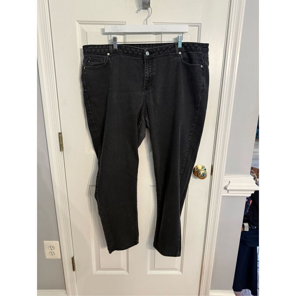 Michael Kors Black Straight Leg Jeans sz 22W EUC